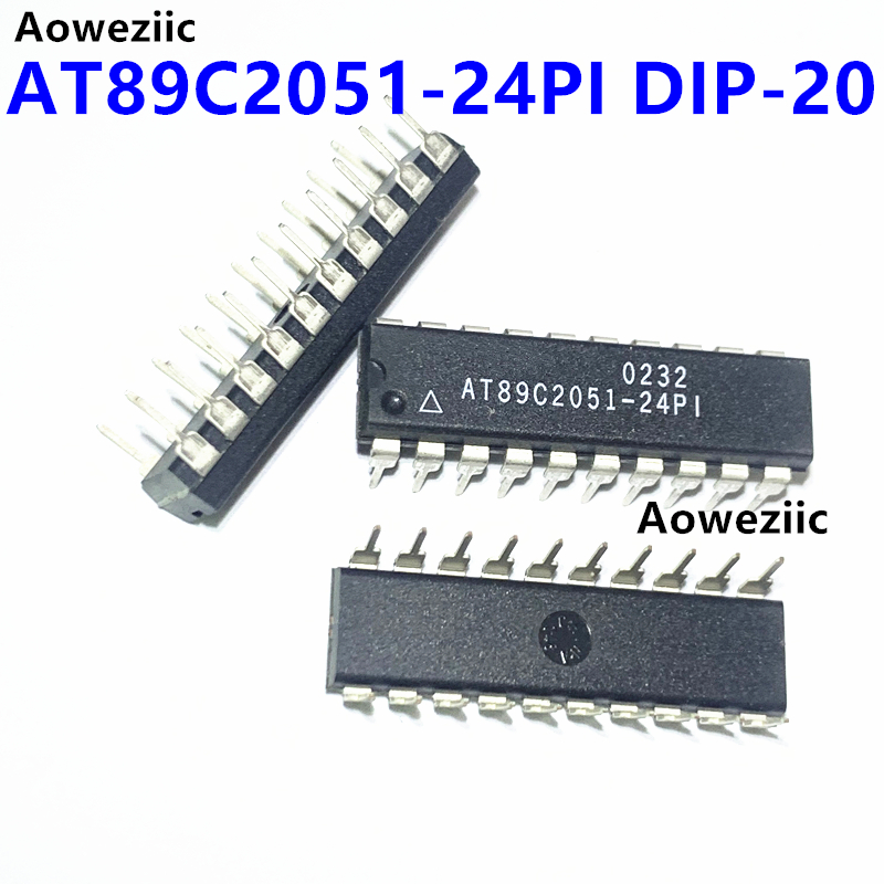1个 AT89C2051-24PI DIP-20 AT89C2051-24PU 微控制器8位 单片机