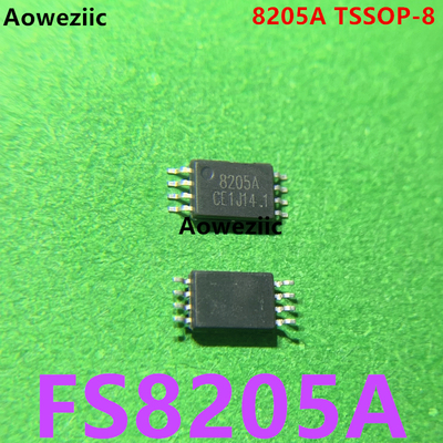 10个 FS8205A FS8205 8205A 8205 TSSOP-8 锂电池保护芯IC MOS管