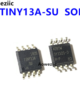 ATTINY13A-SU SOP-8 TINY13A-SU AVR 20MHz 1KB 储存器芯片 全新
