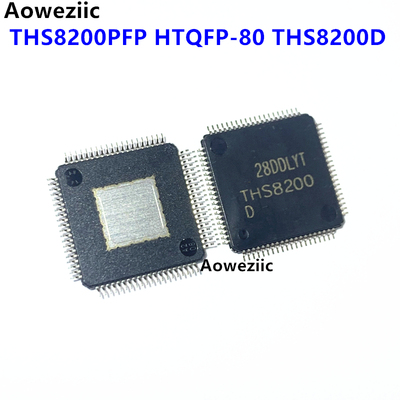 1个 THS8200PFP HTQFP-80 THS8200D 三路 10位所有格式视频 DAC