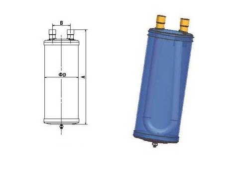 派尔克 气液分离器 pkq-7034 70l/34分 Φ450 黑色 冷库油分离器