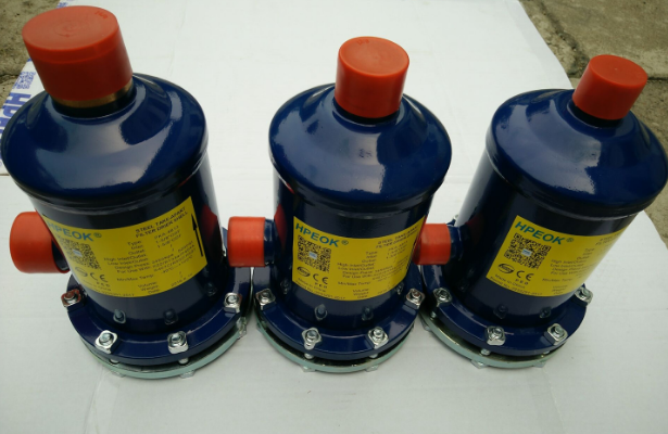 派尔克过滤桶 2芯 PKA-9613 13分 蓝色HPEOK冷库干燥桶吸气过滤桶