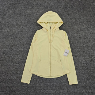 瑜伽服女款春秋季新品运动服连帽开衫修身显瘦塑型户外跑步健身服