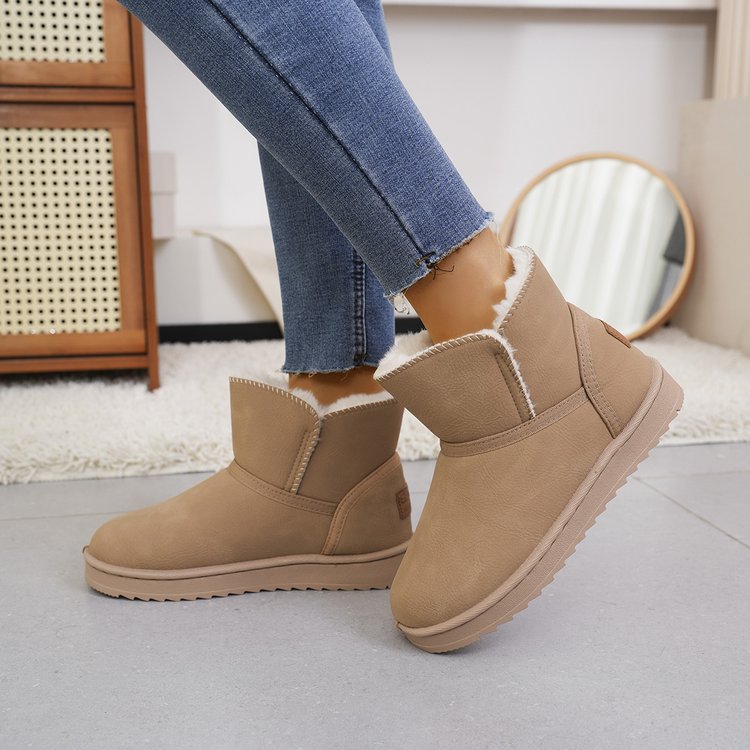 2025年冬新款厚底内增高雪地靴