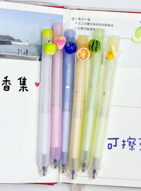 禾硕945A可擦蓝按动大容量水笔