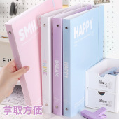 小清新A4文件袋活页资料册学生试卷收纳袋高颜值ins风办公收纳册