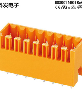 双排弹簧插拔式PCB接线端子排 KF2EDGEVC 3.5mm 高正科发菲尼克斯