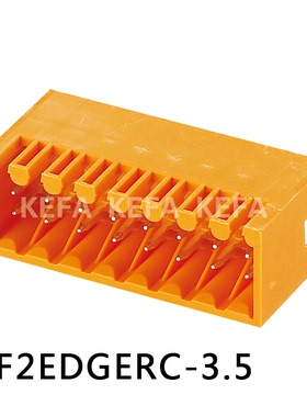 双排弹簧插拔式PCB接线端子排 KF2EDGERC 3.5mm 高正科发菲尼克斯