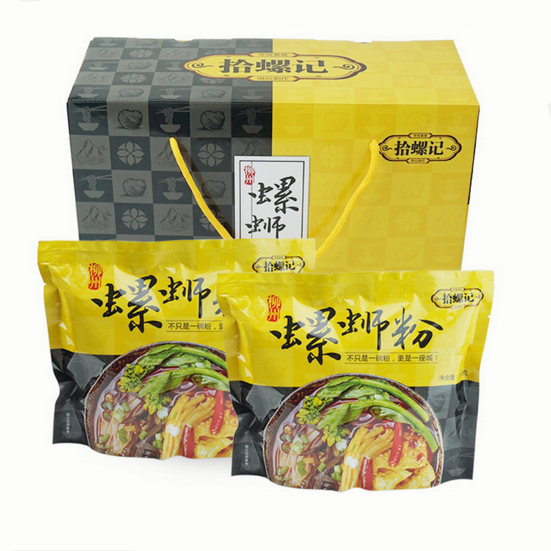 拾螺记螺蛳粉 320g*10 袋装 广西特产柳州螺狮粉 正宗 整箱螺丝