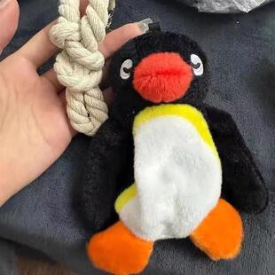 搞怪企鹅pingu毛绒公仔创意玩偶挂件吊索背包钥匙扣汽车装饰