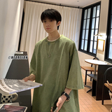 扎染水洗短袖T恤男夏季宽松青少年上衣彩色无性别体恤A845P30控48，男装T恤，电商B241