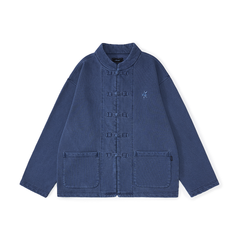 Aveineil 东来顺联名盘扣外套 春季新款 宽松复古盘扣外套