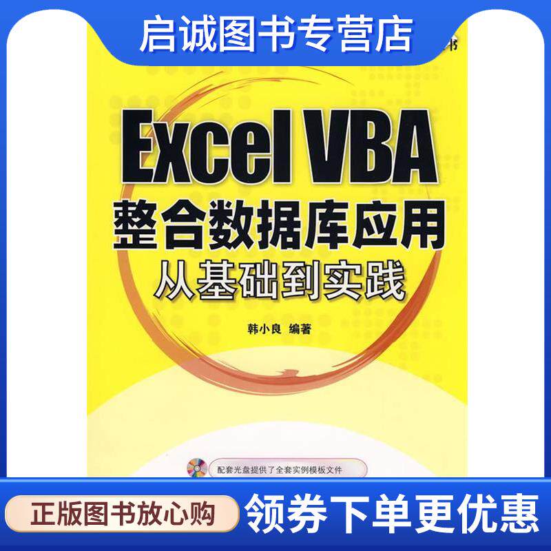 正版现货直发Excel VBA 整合数据库应用从基础到实践 韩小良 编著 9787121042317 电子工业出版社