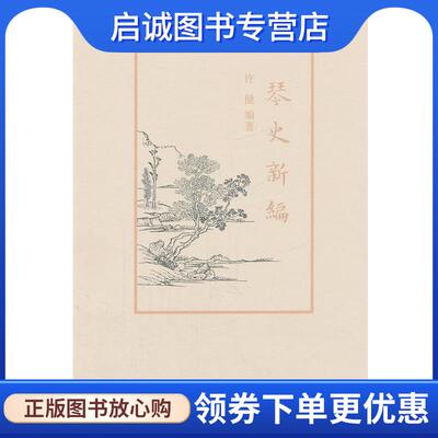 正版现货直发琴史新编 许健　编著 9787101084917 中华书局
