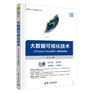 ：董一兵大中专理科计算机大中专清华大学出版 大数据可视化技术 微课视频版 FLASK实现 社 ECHARTS