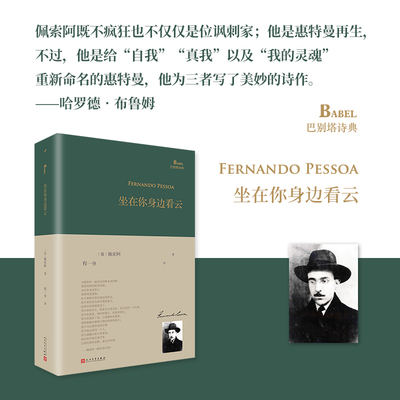 坐在你身边看云（巴别塔诗典系列-精装本） 佩索阿 诗歌 文学 人民文学出版社