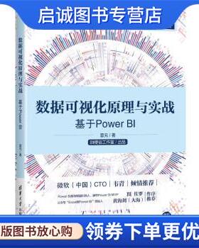 正版现货直发数据可视化原理与实战—基于Power BI 雷元 著 9787302595762 清华大学出版社