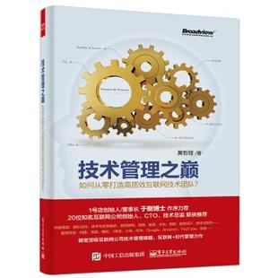 社 著 如何从零打造高质效互联网技术团队？ 正版 9787121262180 技术管理之巅 电子工业出版 黄哲铿 现货直发