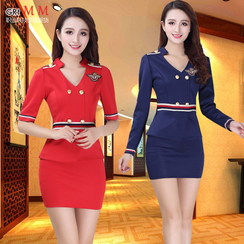 新款性感按摩工装女长袖技师服洗浴spa推油养生工作服空姐装大码|ruв категории Женская одежда, костюм/студенты школьную форму/обмундирования, отель обмундирования - от Buy2taobao.com для оказания профессиональной услуги покупки агента Taobao