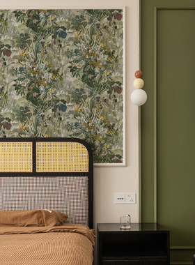 意大利原装进口墙纸蓝色情人5轻奢热带雨林背景墙壁纸BM29051现货