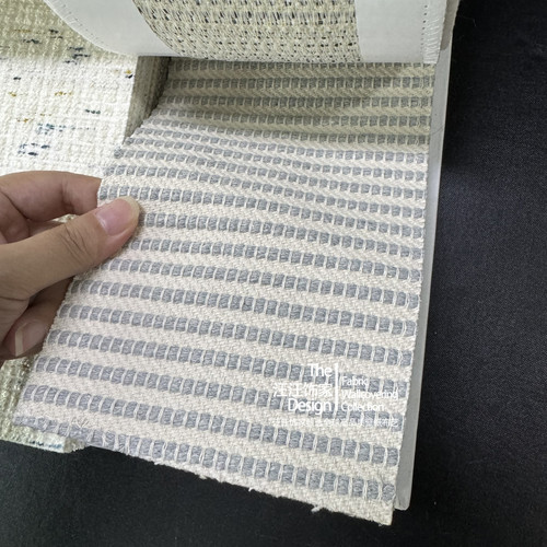 S BREDA简约轻奢米色奶油色高定系列设计师抱枕窗帘沙发面料布艺