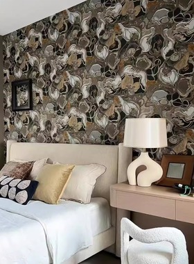 高品墙布Mismatch错位小香风毛呢呢香糯糯糯叽叽香奶奶风几何抽象