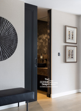 比利时原装进口素色米色绿色蓝色亚麻质感素色通铺书房壁纸 40525