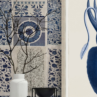 MIND THE GAP原装进口墙纸壁纸 Chinese Patterns 中式风背景墙