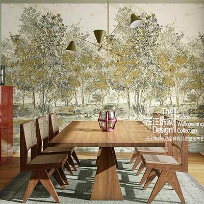 59642丛林客厅卧室背景墙纸