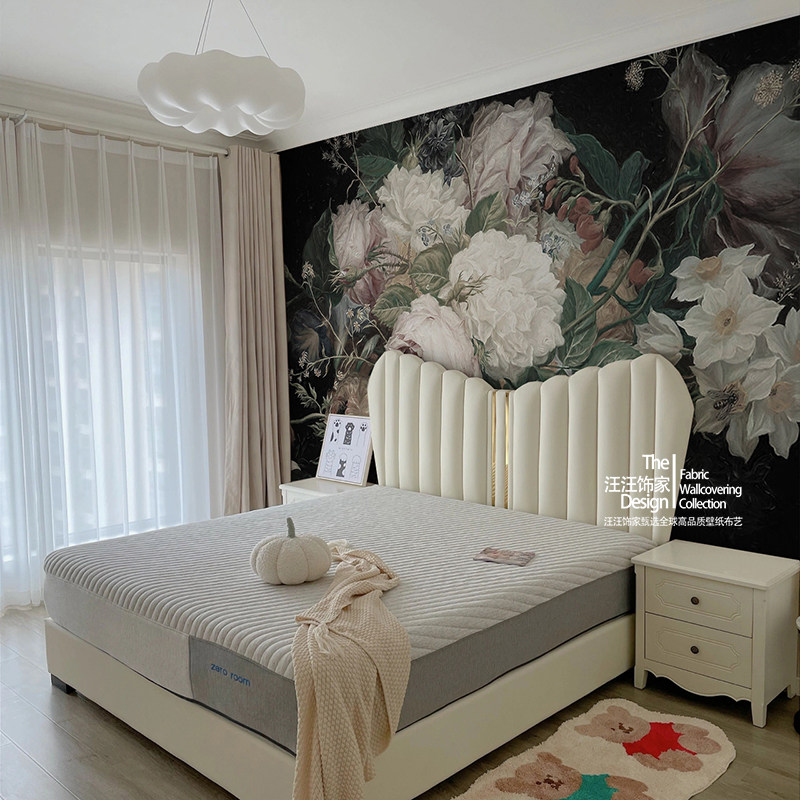 Bohemian Arrangement 瑞典原装进口定制壁画 复古美式玫瑰花背景