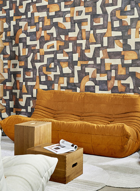 比利时ARTE进口壁纸 Essentials Totem Ecoline 抽象几何水彩壁纸