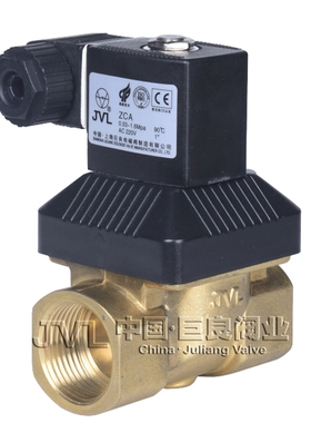 上海巨良电磁阀ZCA-1-2-P-K BZCA-1阀门G1/2,1.6MPA黄铜螺纹膜片