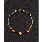 diy手工繁星手绳编织五彩绳彩虹手链材料包情侣520情人节创意礼物