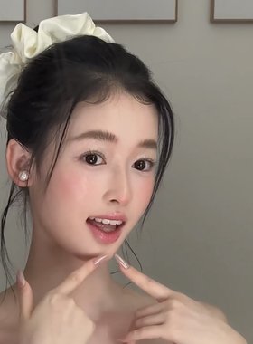 法式复古超大超仙缎面大肠发圈
