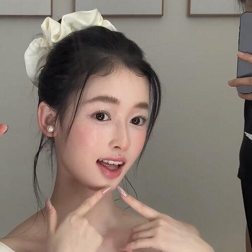 法式复古超大超仙缎面大肠发圈