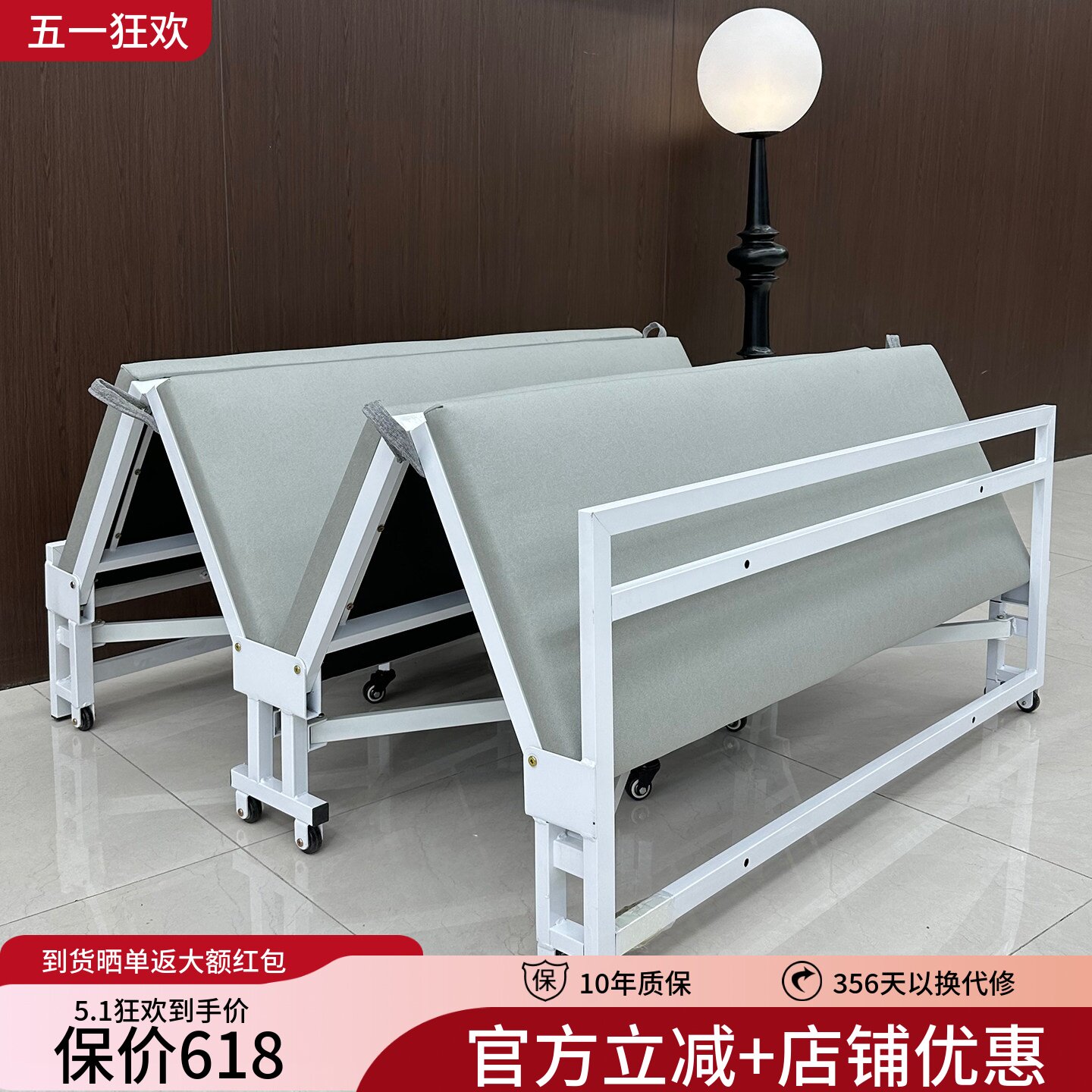 入柜式隐形折叠床收起不占空间的衣柜内伸缩抽拉床五金配件带轮子