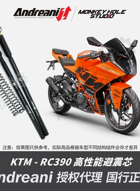 Andreani 安德烈尼 KTM RC390 改装避震器  减震器 前叉