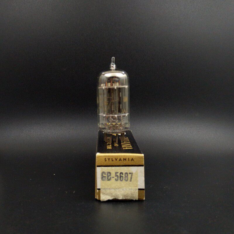 全新NOS方环喜万年5687/E182CC/7119电子管美国通用GE 5687WB黑屏