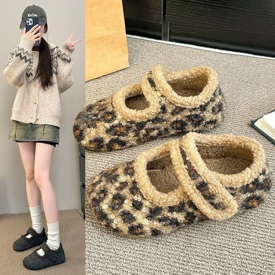 新款软底内增高加绒棉鞋子