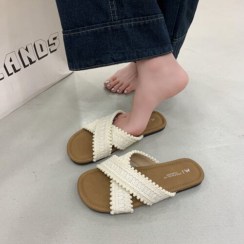 法式凉拖绝美平底鞋孕妇鞋爆