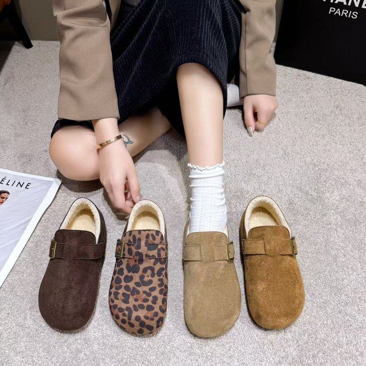 勃肯鞋女秋冬2025新款爆款一脚蹬豆豆鞋冬季女鞋加绒全包博肯鞋子,女鞋,勃肯鞋/软木鞋,淘宝优惠券,粉丝福利购,淘宝优惠卷