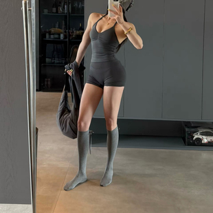 DFYNE新款运动瑜伽背心女挂脖文胸带胸垫美背户外跑步健身服上衣