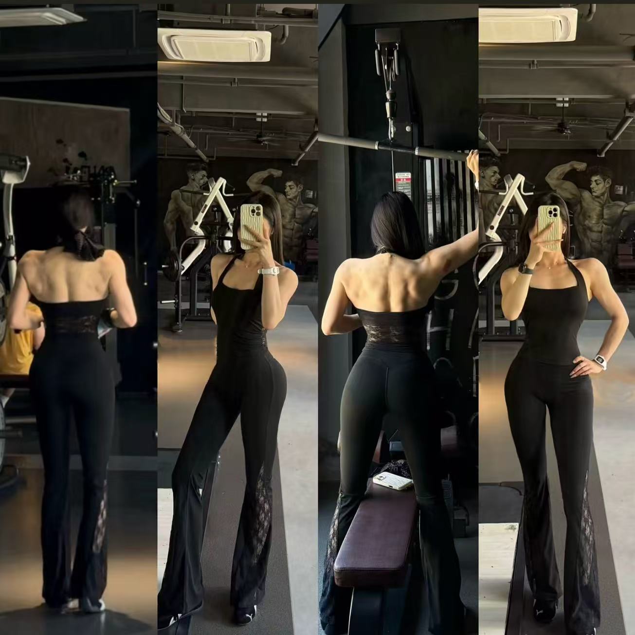 瑜伽套装女秋冬新款显瘦