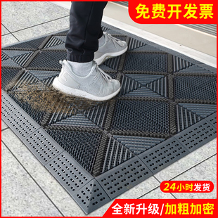 室外防滑蹭土进门地垫入户门前门口脚垫塑料门垫户外防水商用地毯