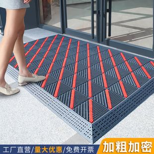 门店门口进门防滑脚垫室外镂空防水地垫家用入户门垫户外耐脏地毯