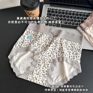 性感女士高腰胖MM女生10A抑菌加长裆三角裤 60支竹纤维内裤 女大码