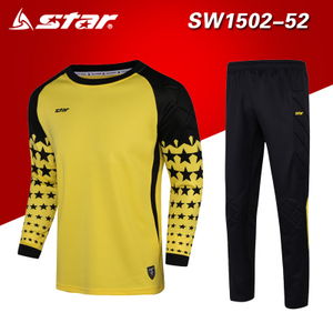 正品Star世达守门员服套装加厚门将服守门员足球服球衣龙门衫长袖