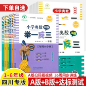 举一反三四川专版 小学奥数书A讲解B版 C练习测试卷一二年级三四五六上下暑假衔接数学思维训练调考月成都名校真题冲刺竞赛冲刺名校