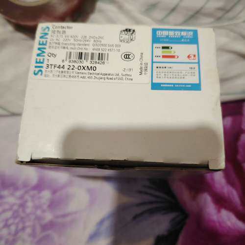 适用接触器一台。3TF44 22-0XM0。需要的议价