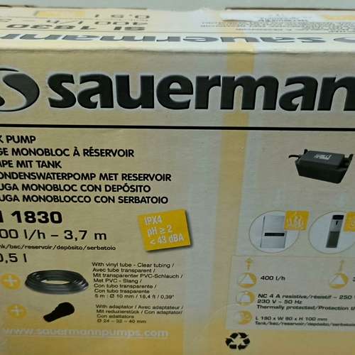 适用Sauermann排水泵，型号SL1830议价